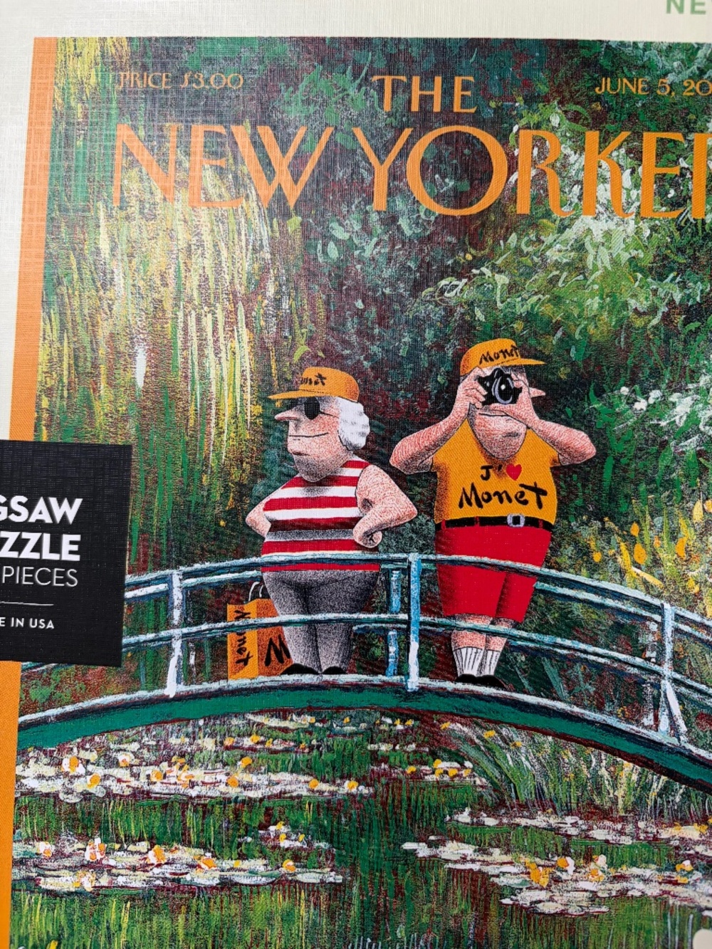 The New Yorker J'aime Monet 750 Piece  Jigsaw Puzzle - Picture 3 of 8